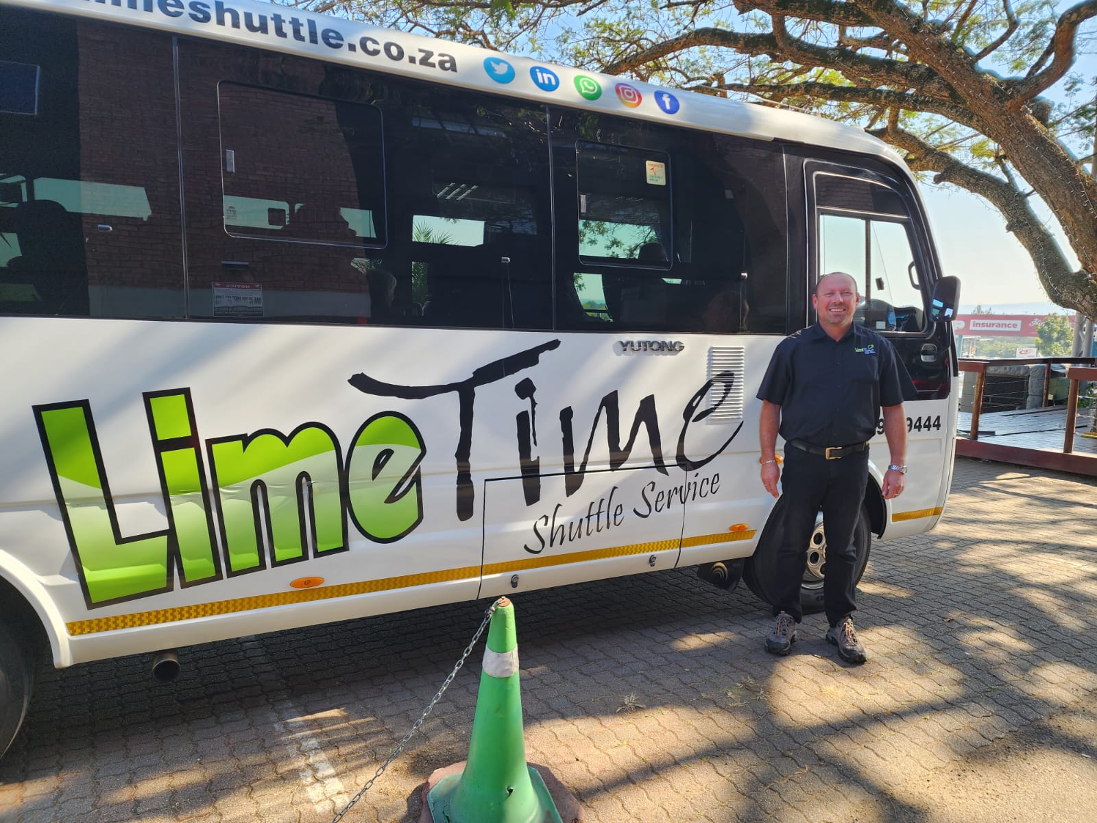 Rustenburg shuttle service pick-up point