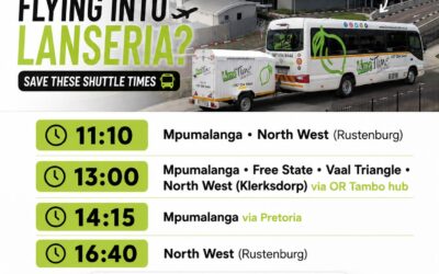 Lanseria Airport Shuttle Pick-Up Points and Departure Times